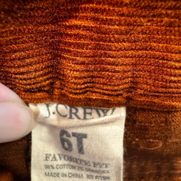 J. Crew - Cognac Corduroy Pants 6 Tall - Picture 6 of 12